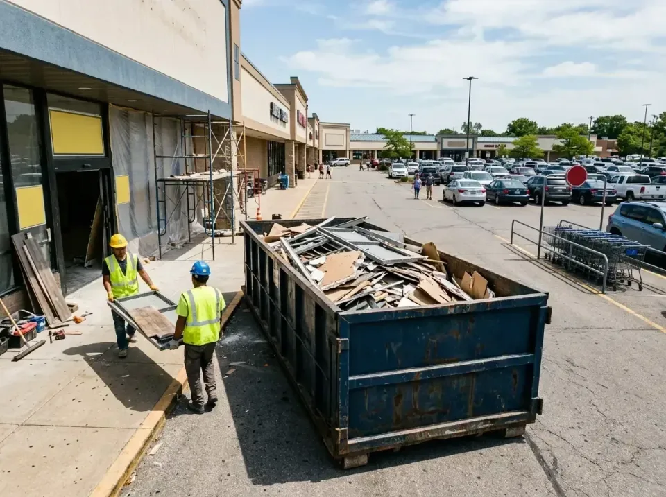 retail-store-renovation-debris-003 — frequently asked questions, Roll-off Dumpster Rentals in Diamond, IL